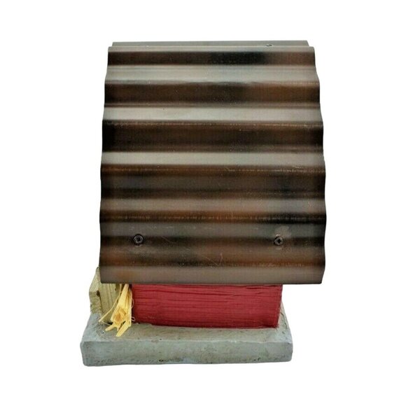 Celebrate it! Tiny Treasures Rustic Garden Structure 6 inch Red Barn Building - Picture 2 of 6